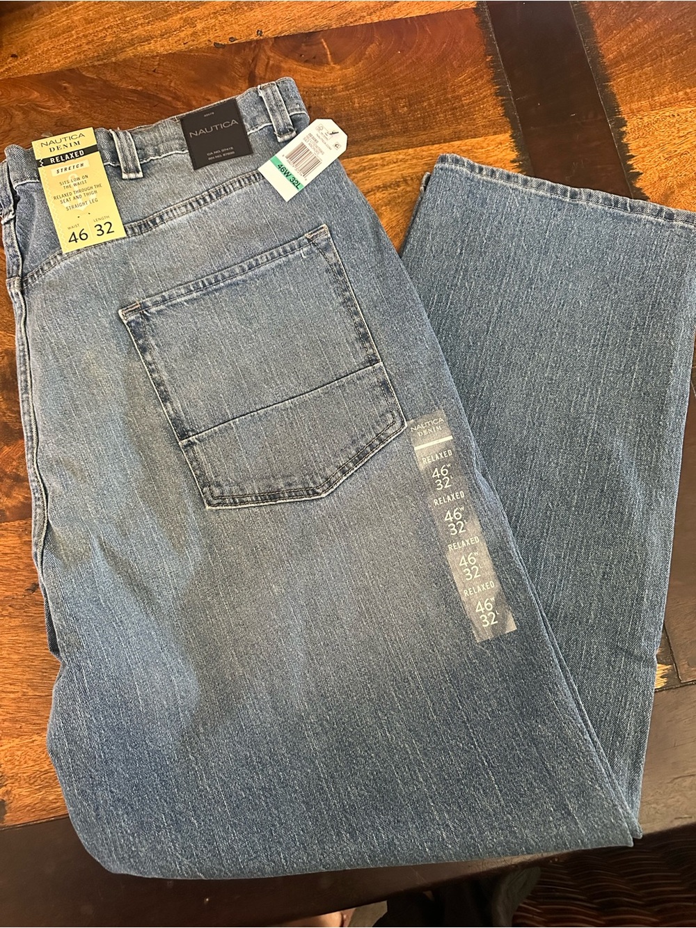 Nautica relaxed fit men’s jeans 46 W 32 L New with tags